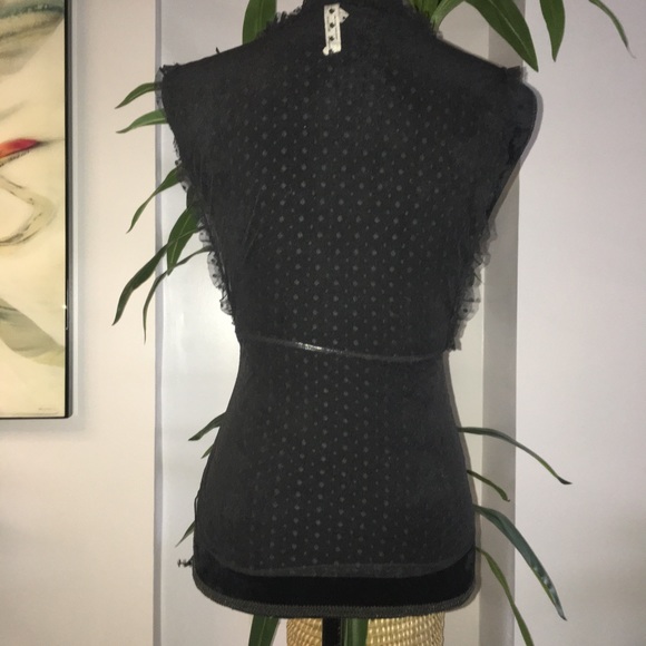 Sheer Polka Dot Blouse - Picture 4 of 4